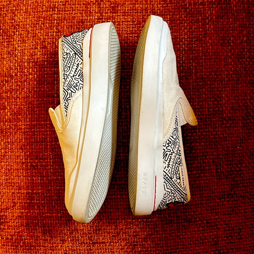 Cole Haan X Keith Haring Snake Grandpro Rally Sneakers Size 7 - Picture 3 of 10